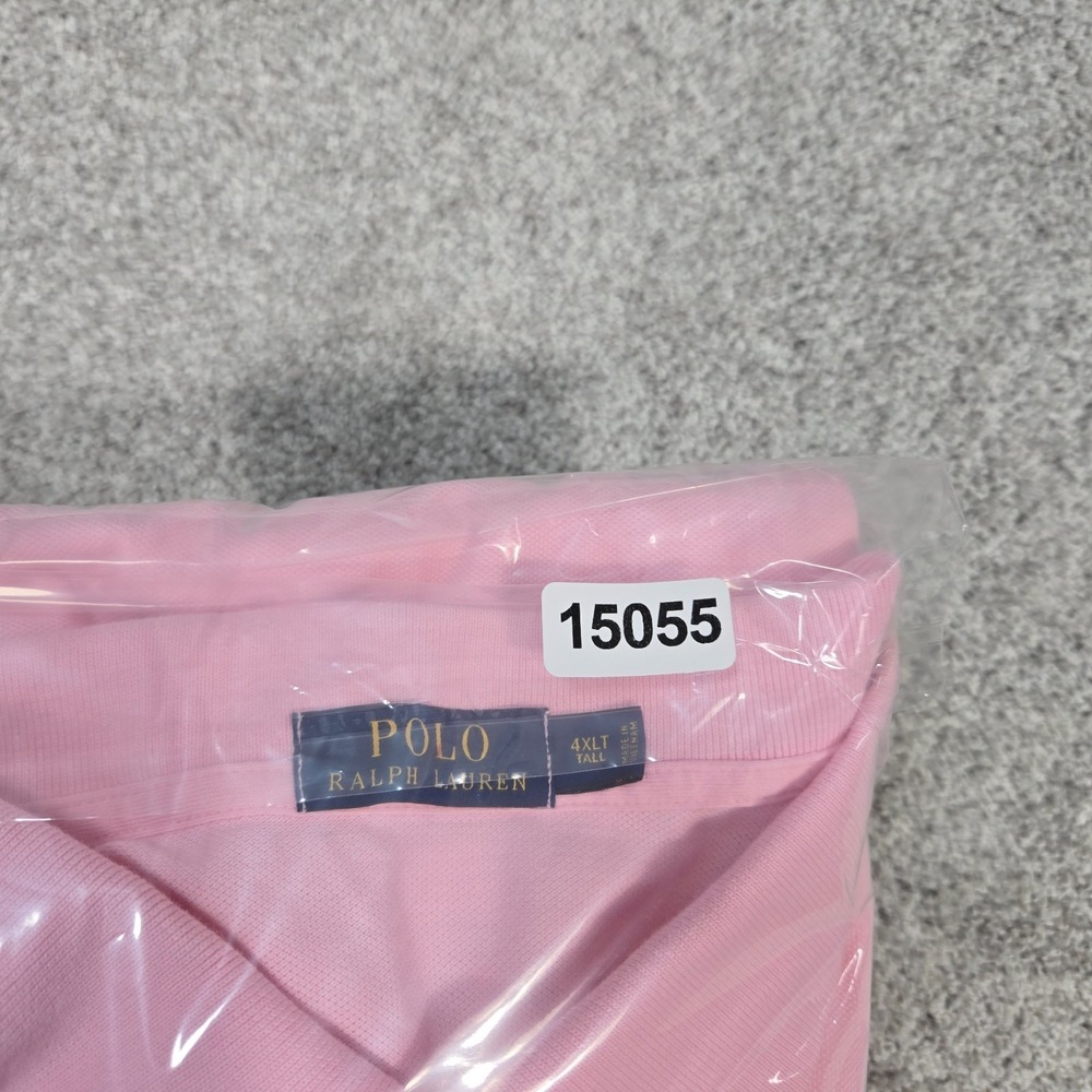 Polo Ralph Lauren Polo Shirt Mens 4XLT Pink knit Big & Tall - Picture 7 of 7